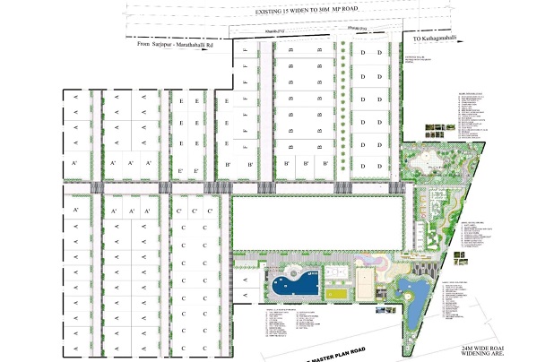 Mittal Builders Pune Projects Master Plan Layout