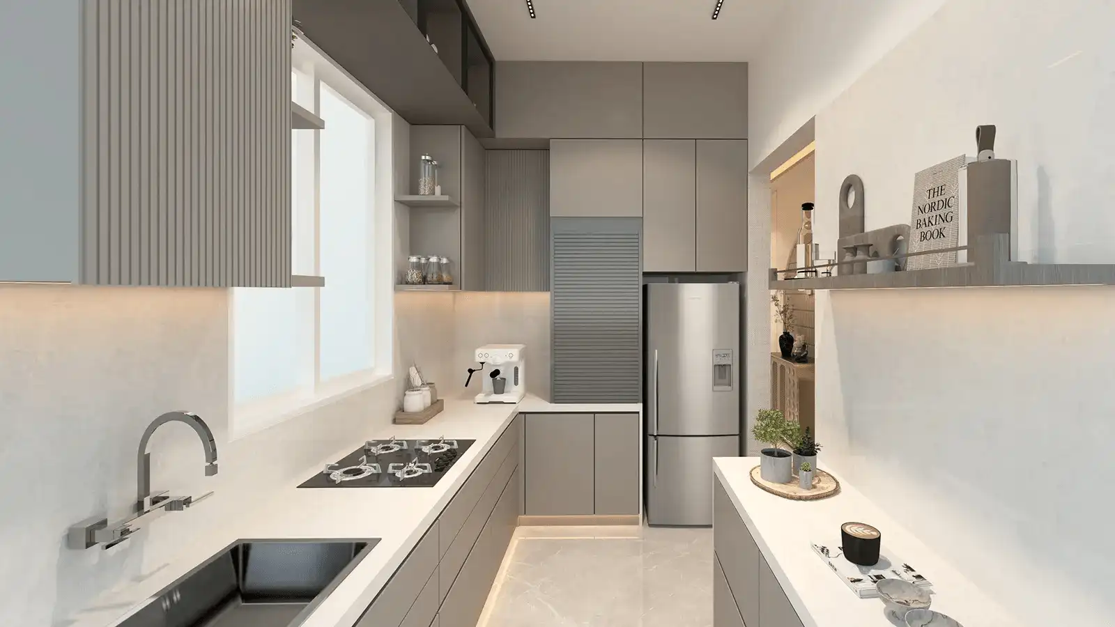 Mittal Sun City Road modular kitchen