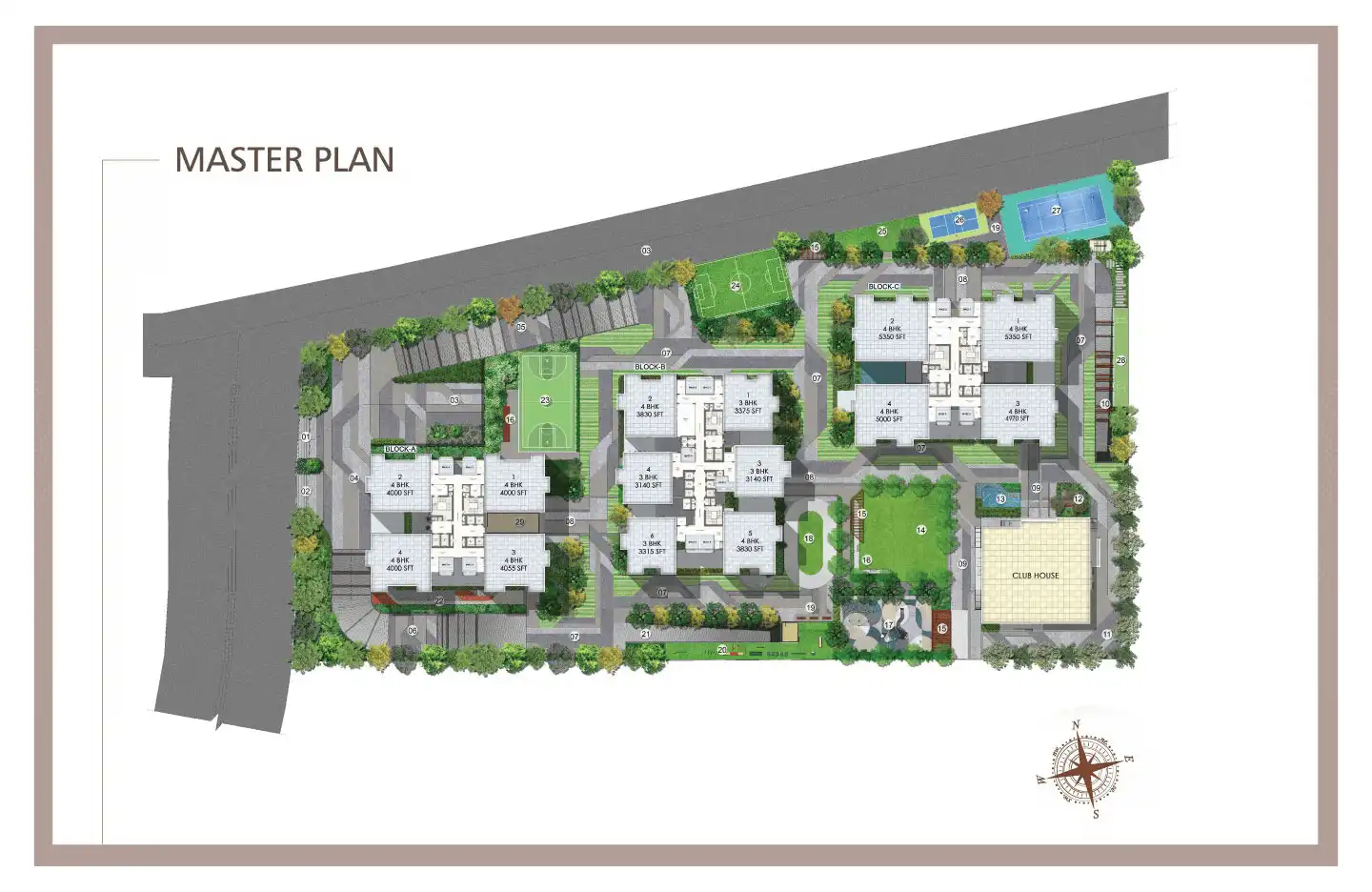 Mittal Sun City Road master plan layout